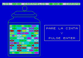 Pantallazo de Caramelos + Batalla Naval para Spectrum
