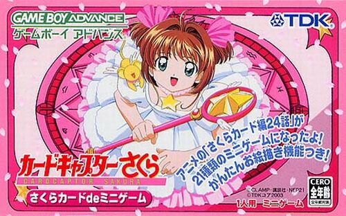 Caratula de Card Captor Sakura - Sakura Card de Mini Game (Japonés) para Game Boy Advance