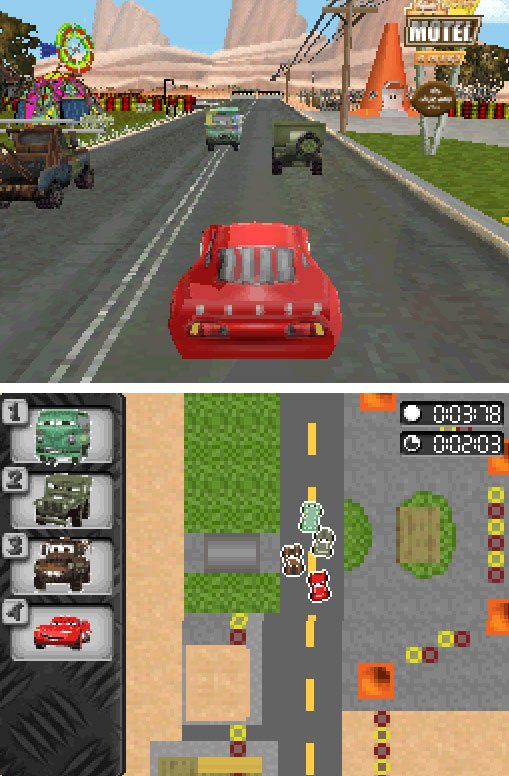 Pantallazo de Cars: La Copa Internacional de Mate para Nintendo DS