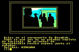 Pantallazo de Carvalho: Los Pajaros De Bangkok para Amstrad CPC