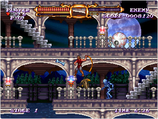 Pantallazo de Castlevania: The Adventure Rebirth (Wii Ware) para Wii