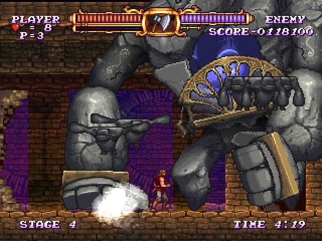 Pantallazo de Castlevania: The Adventure Rebirth (Wii Ware) para Wii
