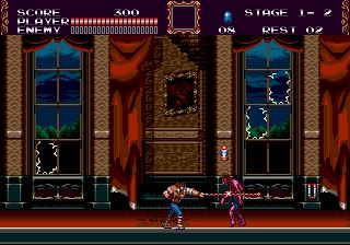 Pantallazo de Castlevania: The New Generation (Europa) para Sega Megadrive