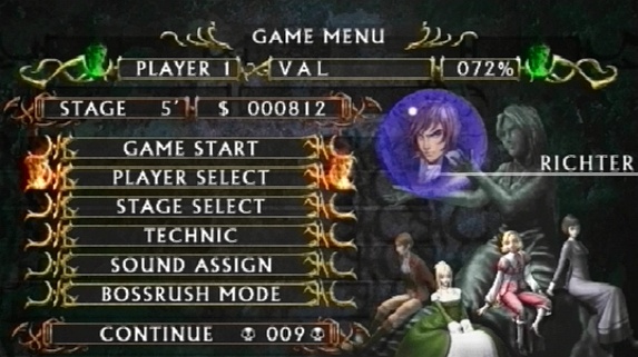 Pantallazo de Castlevania : The Dracula X Chronicles para PSP