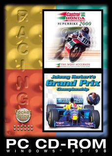 Caratula de Castrol Honda Superbike 2000 and Johnny Herbert's Grand Prix para PC