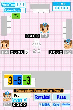 Pantallazo de Challenge Me: Maths Workout para Nintendo DS