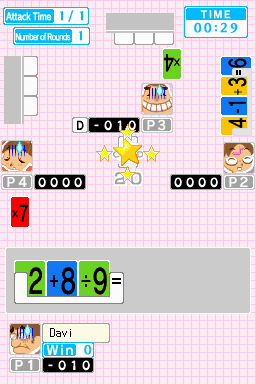 Pantallazo de Challenge Me: Maths Workout para Nintendo DS