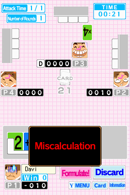 Pantallazo de Challenge Me: Maths Workout para Nintendo DS