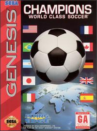 Caratula de Champions World Class Soccer para Sega Megadrive
