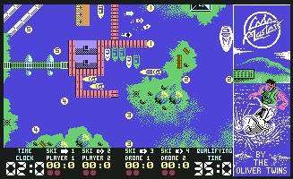 Pantallazo de Championship Jet Ski Simulator para Commodore 64