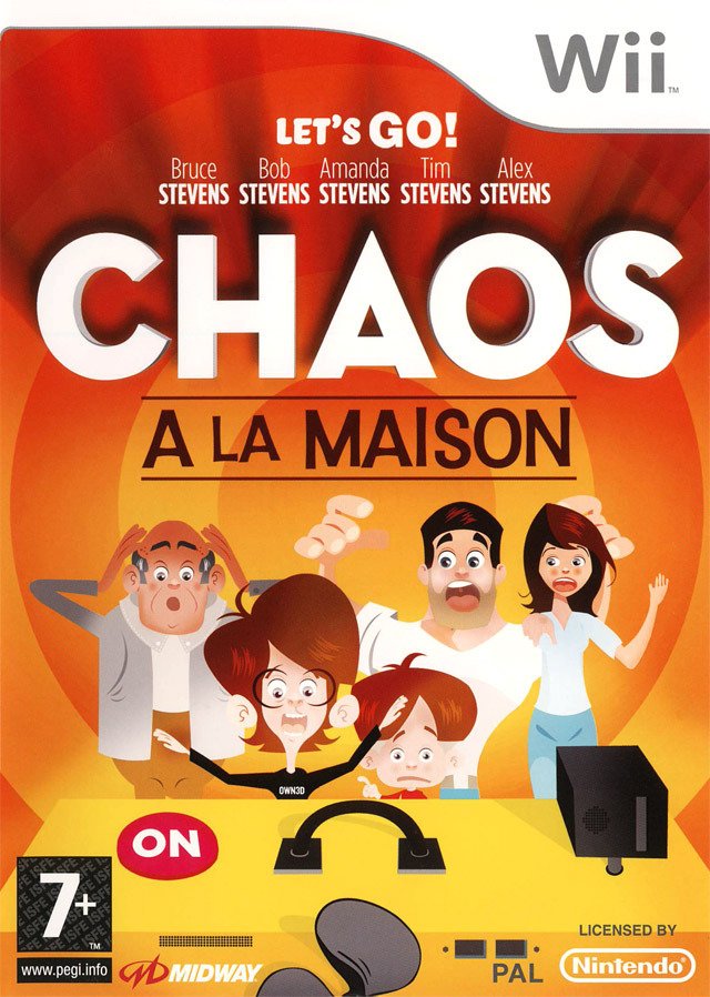 Caratula de Chaos à la Maison para Wii