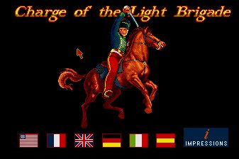 Pantallazo de Charge Of The Light Brigade para Amiga