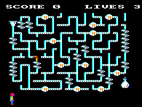 Pantallazo de Charlie And The Chocolate Factory para Amstrad CPC