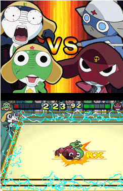 Pantallazo de Chou-Gekijou-Ban Keroro Gunsou: Enshuu Dayo! Zenin Shuugou (Japonés) para Nintendo DS