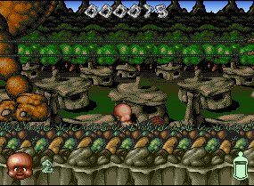 Pantallazo de Chuck Rock II: Son Of Chuck para Amiga