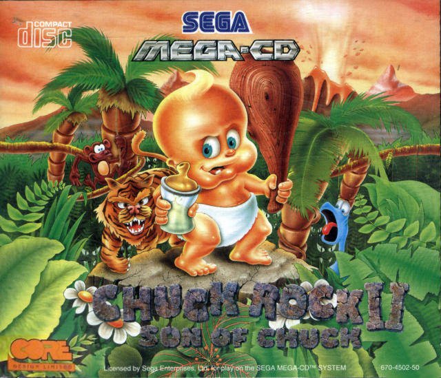 Caratula de Chuck Rock II: Son of Chuck para Sega CD