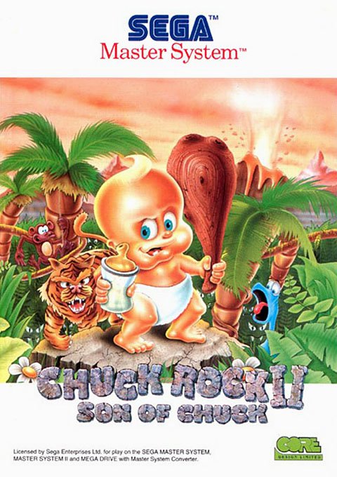 Caratula de Chuck Rock II para Sega Master System