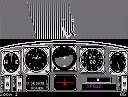 Pantallazo de Chuck Yeager's Advanced Flight Trainer para Spectrum
