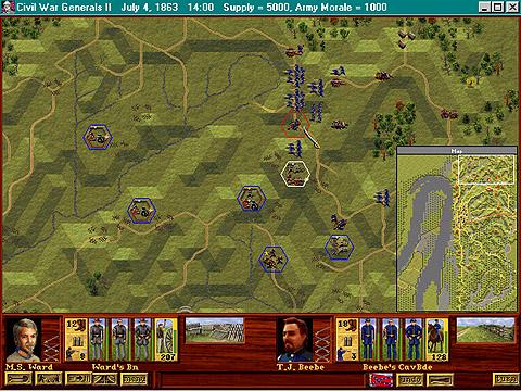 Pantallazo de Civil War Generals 2: Grant - Lee - Sherman para PC