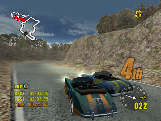 Pantallazo de Classic British Motor Racing para Wii