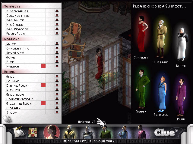 Pantallazo de Clue: Murder at Boddy Mansion -- General Mills Cereal Promotion para PC