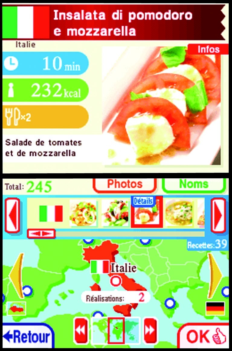 Pantallazo de Cocina conmigo: ¿Qué preparamos hoy? para Nintendo DS