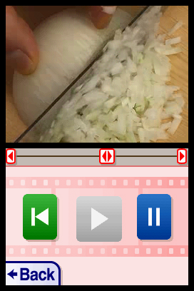 Pantallazo de Cocina conmigo: ¿Qué preparamos hoy? para Nintendo DS