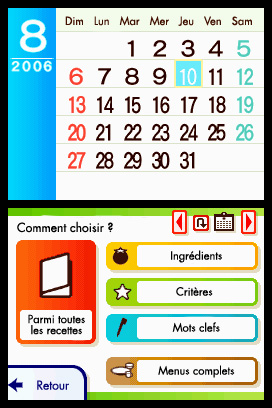 Pantallazo de Cocina conmigo: ¿Qué preparamos hoy? para Nintendo DS