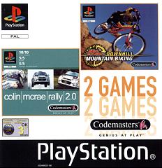 Caratula de Colin McRae Rally 2.0 and No Fear Downhill Mountain Biking para PlayStation