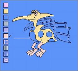 Pantallazo de Color a Dinosaur para Nintendo (NES)