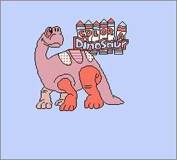 Pantallazo de Color a Dinosaur para Nintendo (NES)
