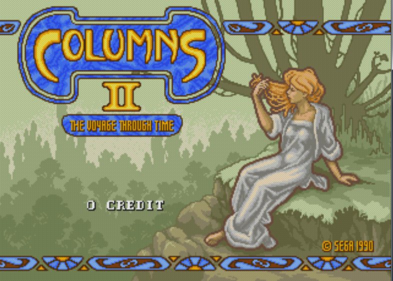 Pantallazo de Columns II: The Voyage Through Time para M.A.M.E.