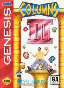 Caratula de Columns III: Revenge of Columns para Sega Megadrive