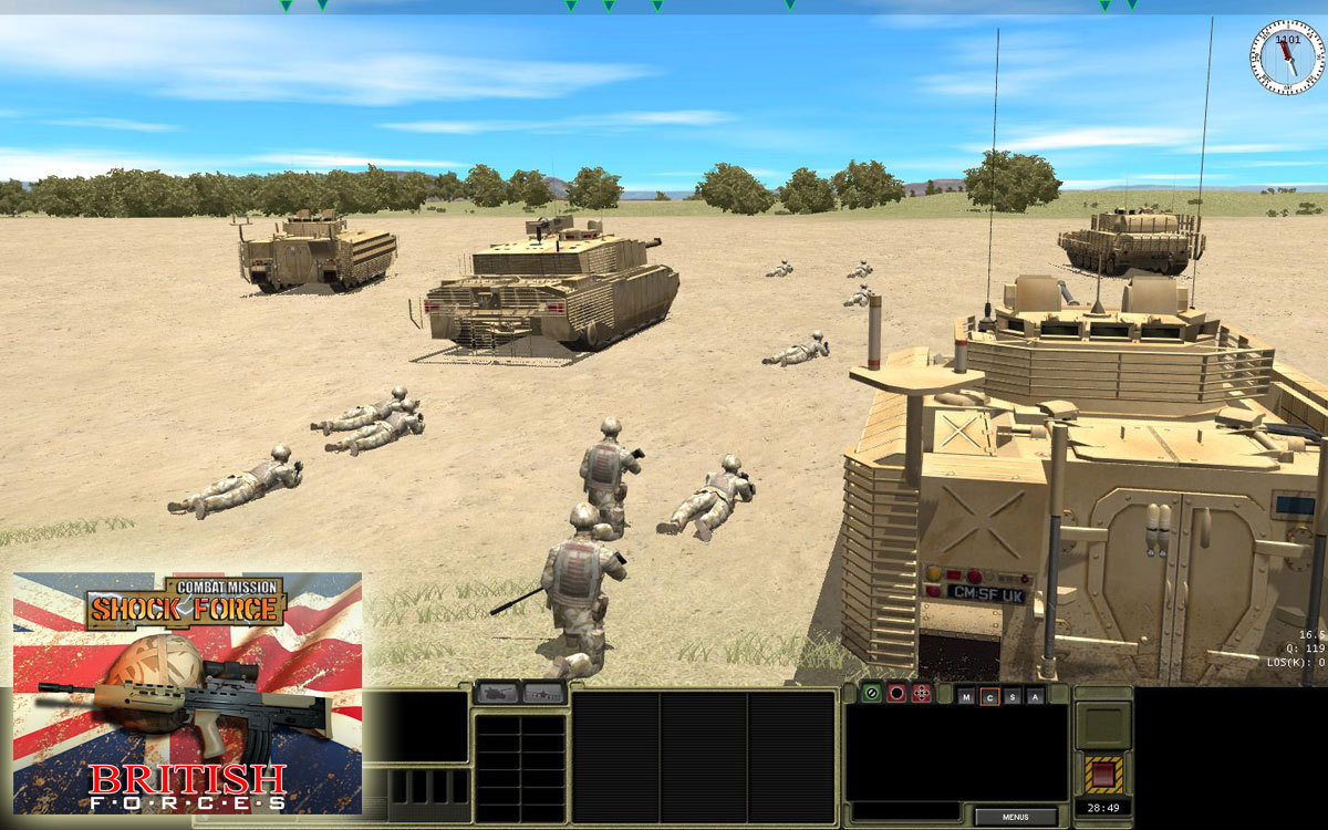 Pantallazo de Combat Mission: Shock Force - British Forces para PC