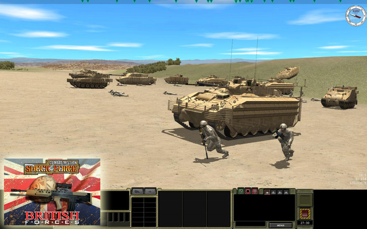 Pantallazo de Combat Mission: Shock Force - British Forces para PC