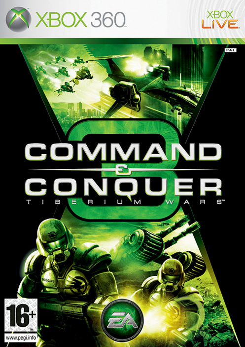 Caratula de Command & Conquer 3 Tiberium Wars para Xbox 360