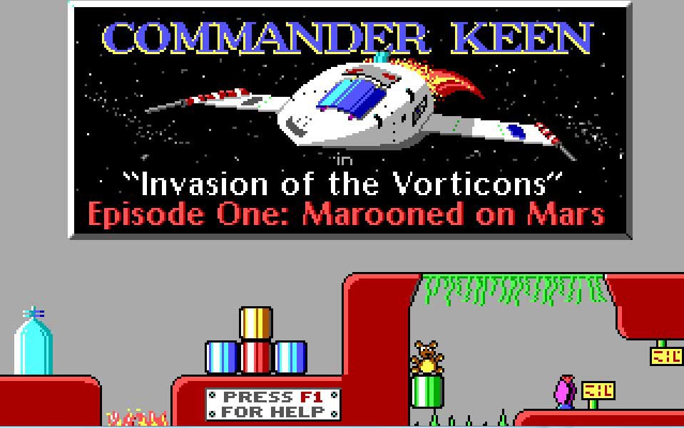 Pantallazo de Commander Keen 1: Marooned on Mars para PC