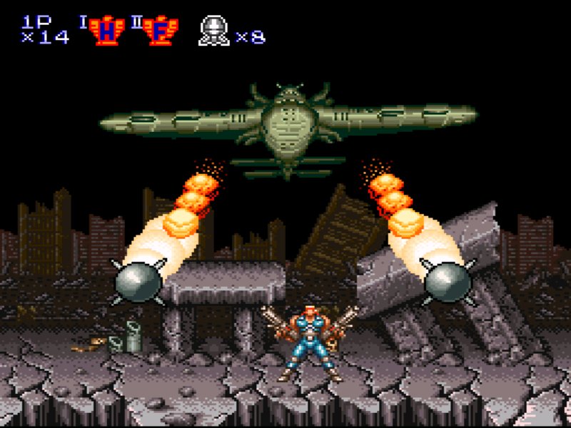 Pantallazo de Contra III: The Alien Wars para Super Nintendo