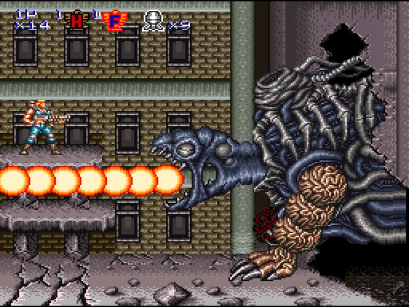 Pantallazo de Contra III: The Alien Wars para Super Nintendo