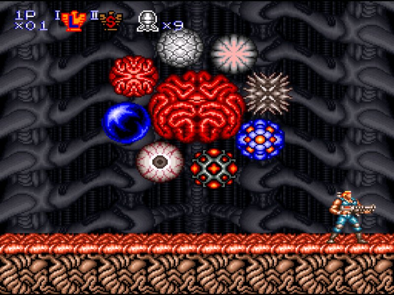 Pantallazo de Contra III: The Alien Wars para Super Nintendo