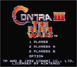 Pantallazo de Contra III: The Alien Wars para Super Nintendo