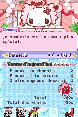 Pantallazo de Cookie Shop: Crea la tienda de tus sueños para Nintendo DS