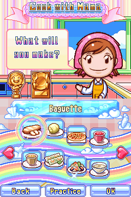 Pantallazo de Cooking Mama 2: Dinner with Friends para Nintendo DS