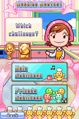 Pantallazo de Cooking Mama 2: Dinner with Friends para Nintendo DS