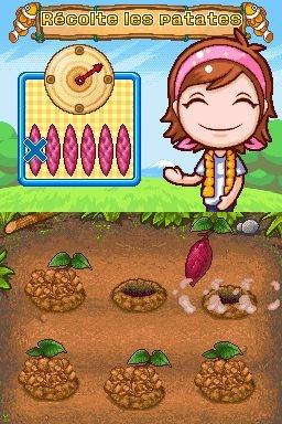 Pantallazo de Cooking Mama World: Aventuras En El Campo para Nintendo DS