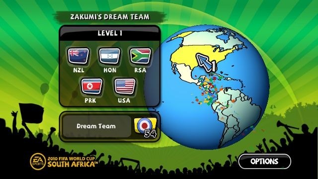 Pantallazo de Copa Mundial de la FIFA Sudáfrica 2010 para Wii