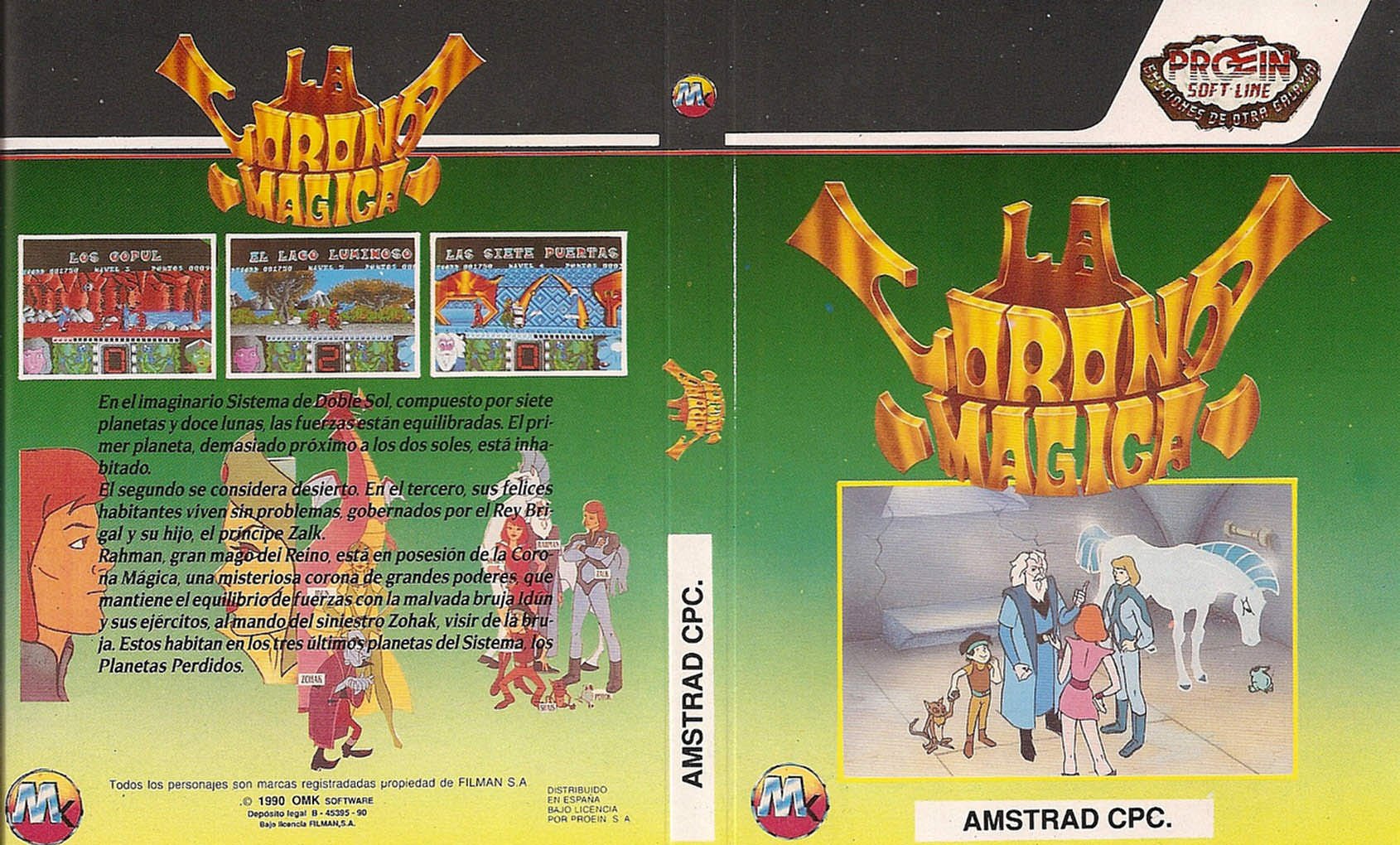Caratula de Corona Magica, La para Amstrad CPC