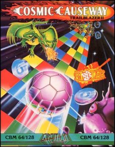 Caratula de Cosmic Causeway: Trailblazer II para Commodore 64