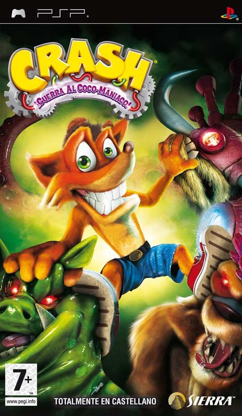 Caratula de Crash: Guerra al Coco-Maniaco para PSP