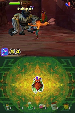 Pantallazo de Crash Of The Titans para Nintendo DS